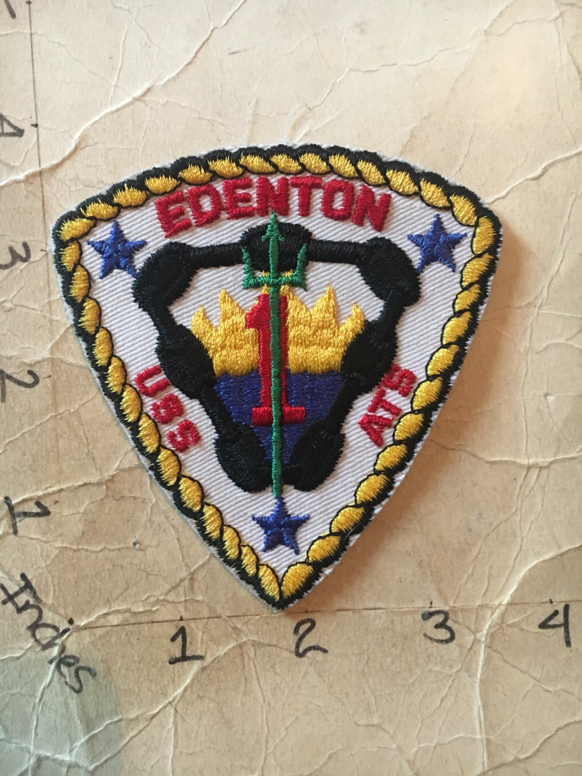 vintage US NAVY USS Edenton (ATS 1) Patch 7/7/25
