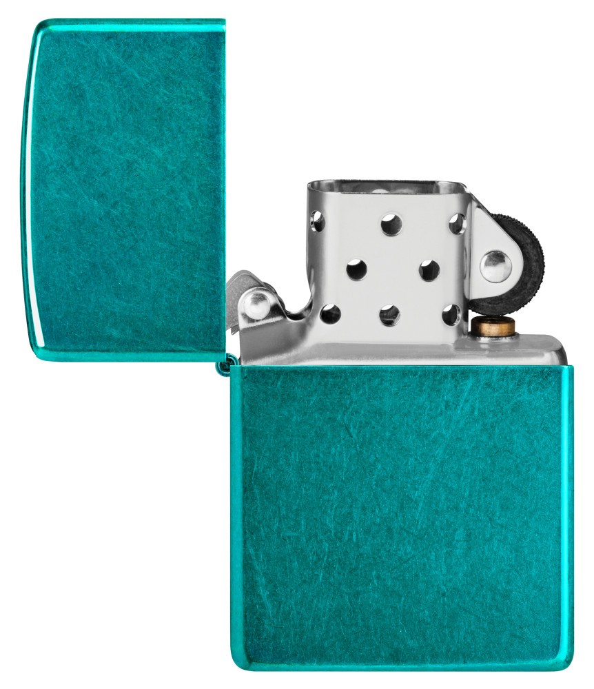 Zippo Classic Candy Teal Windproof Pocket Lighter, 24004