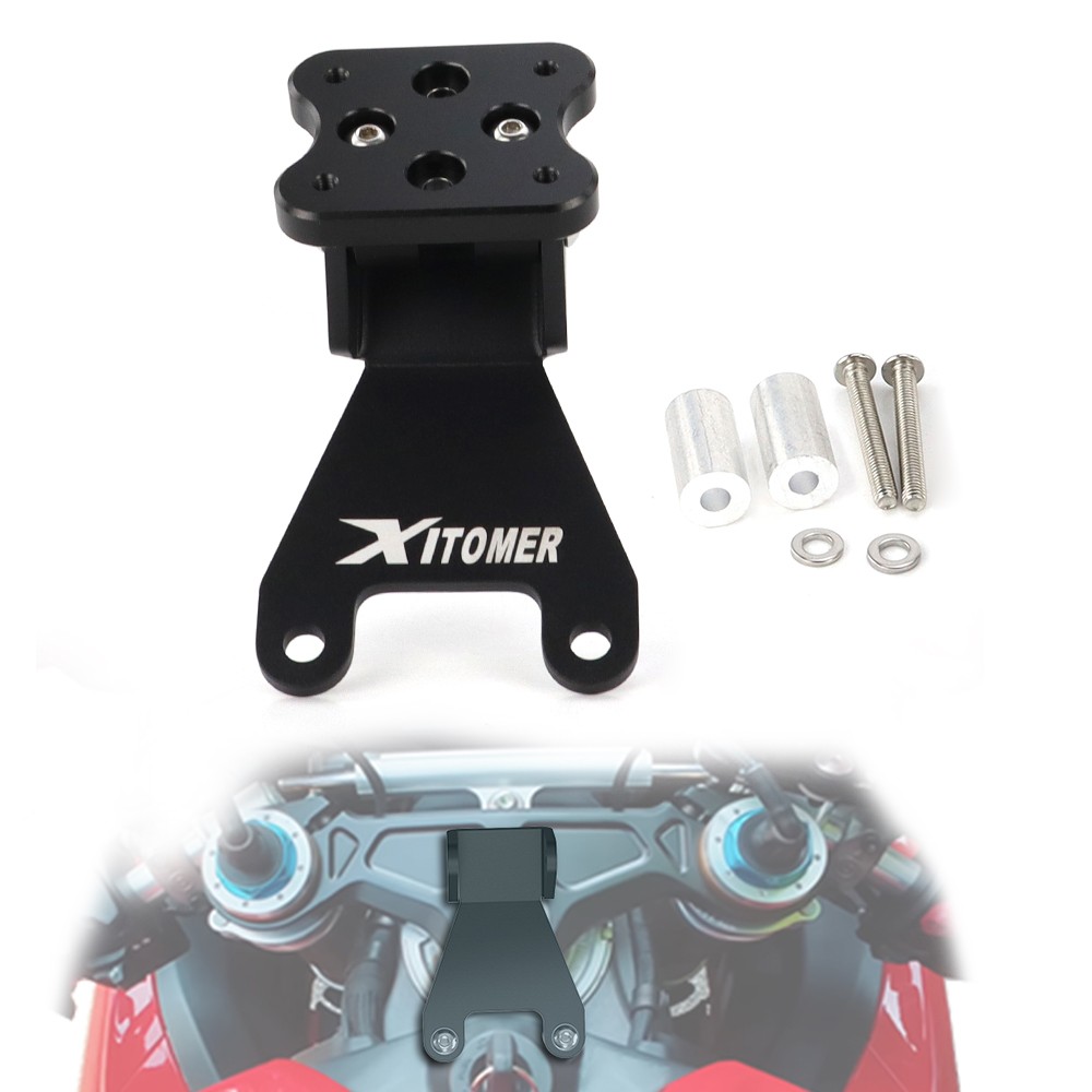 Motorcycle GPS Navigation Bracket Mount Fit For Ducati Panigale V4 SP 2021-2024