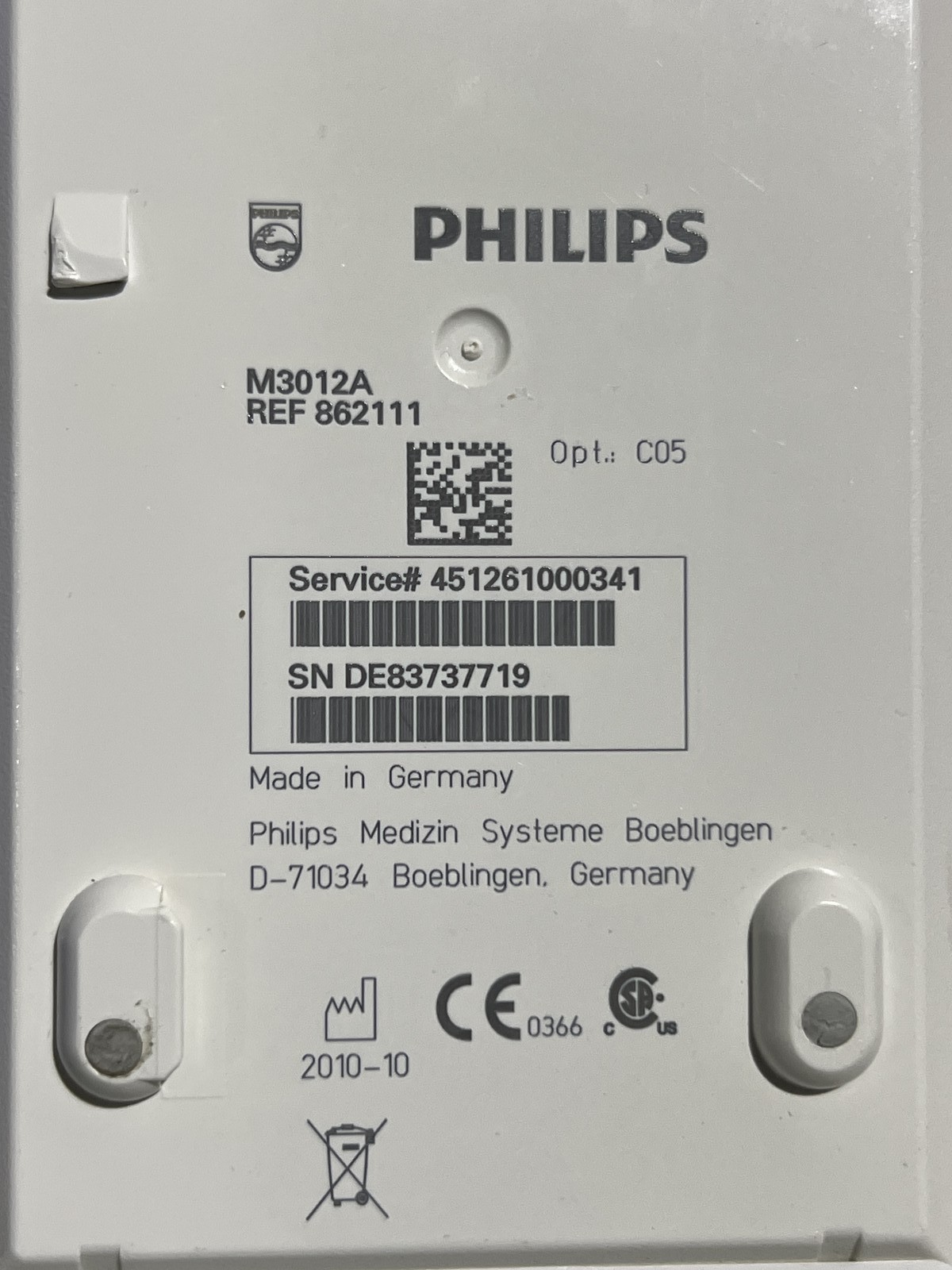 Philips M3012A-C05 MMS Extension Module