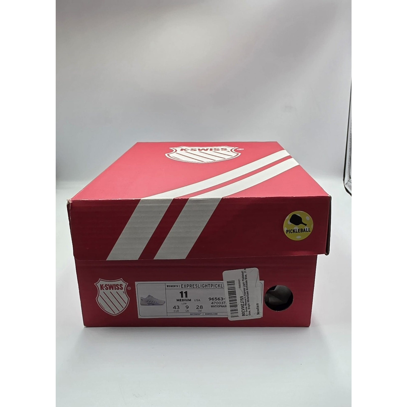 K-Swiss Express Light Pickleball Shoes Women’s Size 11 White Blue Ortholite Dura