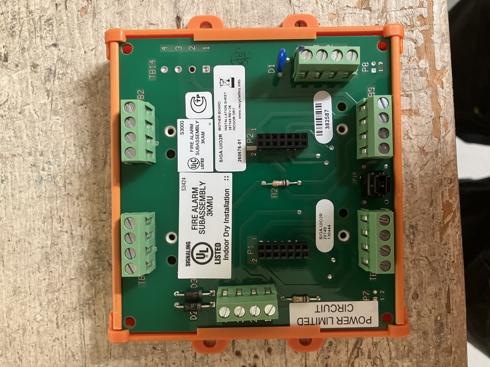 Edwards SIGA-UIO2R Universal Input Output Module Addressable Fire Alarm New Open