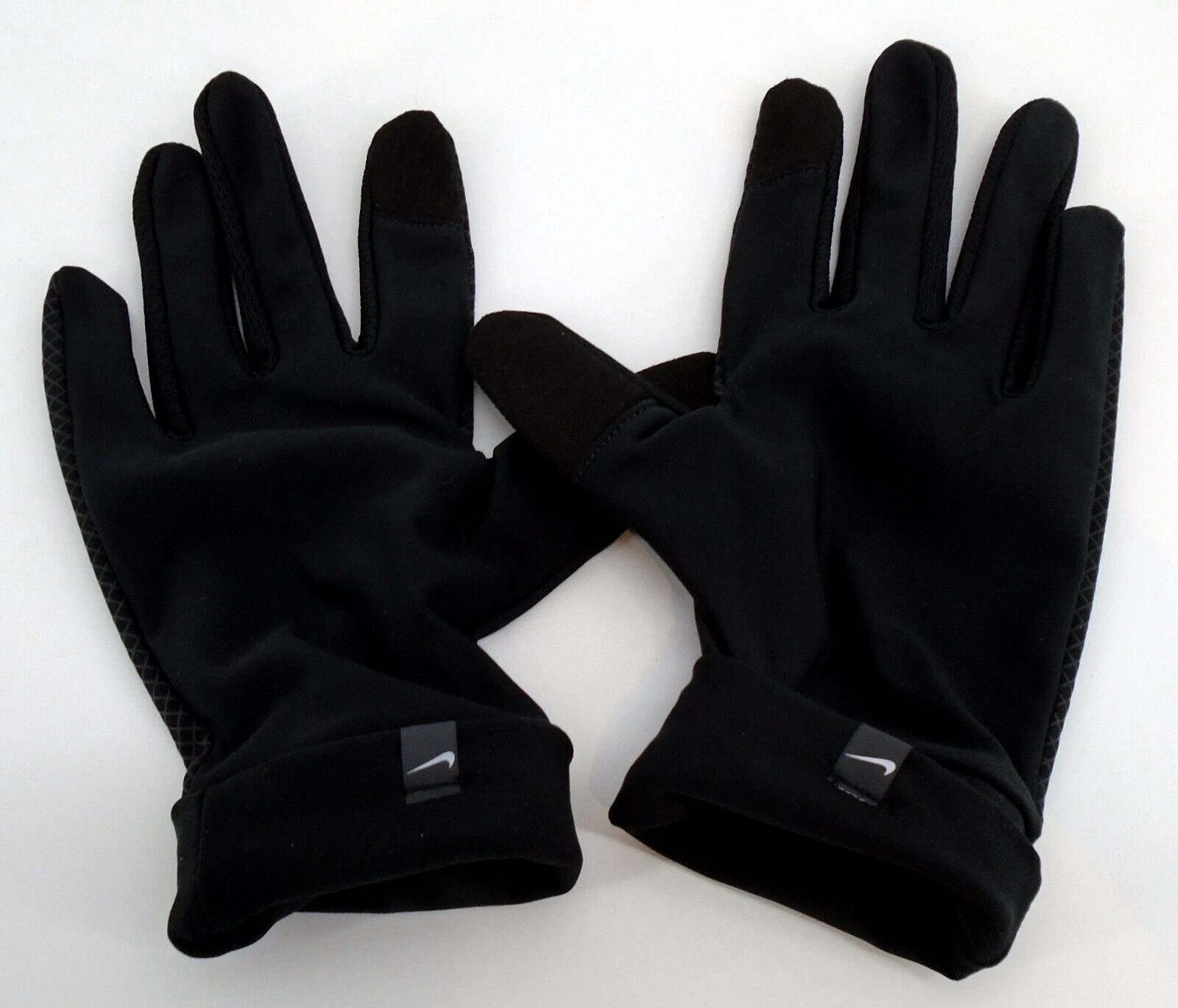 Nike Lightweight Tech Running Gloves Women's Medium Black/Silver