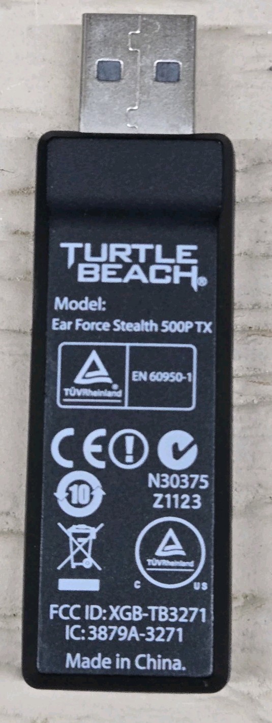 Turtle Beach Ear Force Stealth 500P TX USB Transmitter Dongle Adapter PS4
