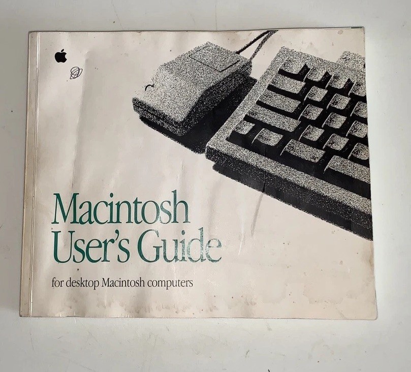 Macintosh User's Guide 030-2651-C Used 90’s Vintage Apple