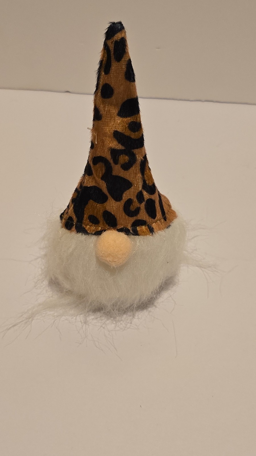 New Leopard GNOME Can Sit Or Hang As Ornament DISPLAYED ONLY