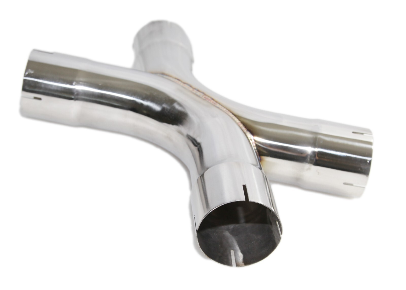 3.0"ID Universal SS Dual Exhaust X-Terminator X-Pipe Mandrel-bent Cross x Pipe