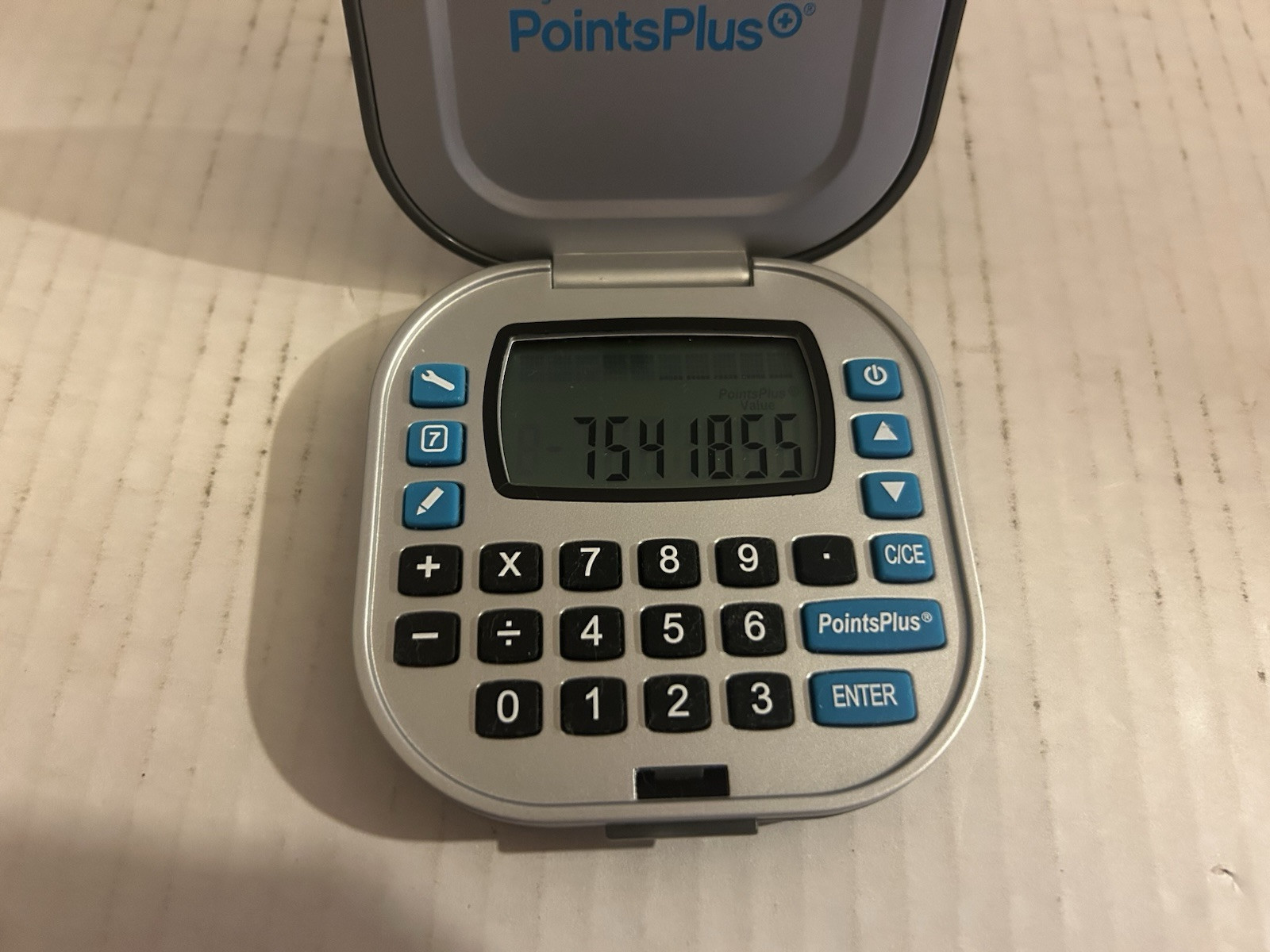 Weight Watchers calculator PointsPlus BIG BUTTON NAC-5A Daily Weekly Tracker