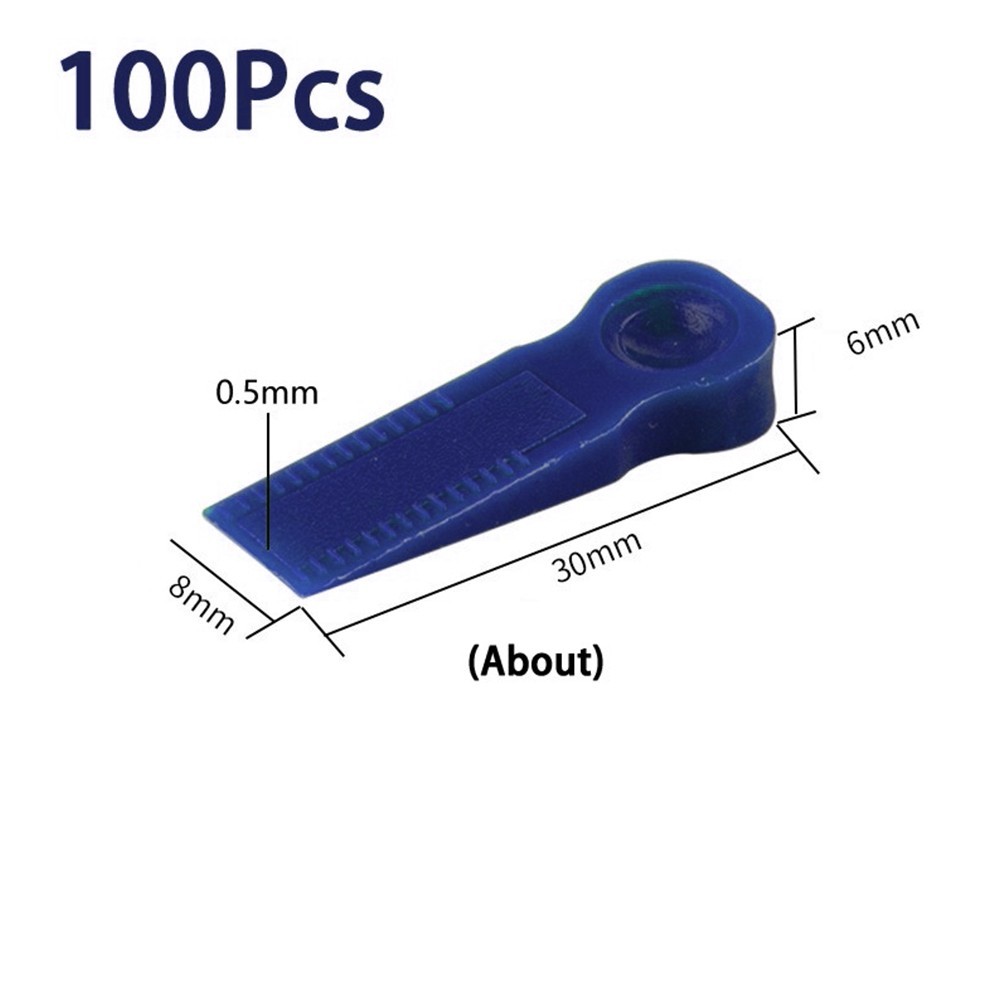 Plastic 100Pcs Tile Spacers reusable positioning Clips Wall Flooring Tiling Tool