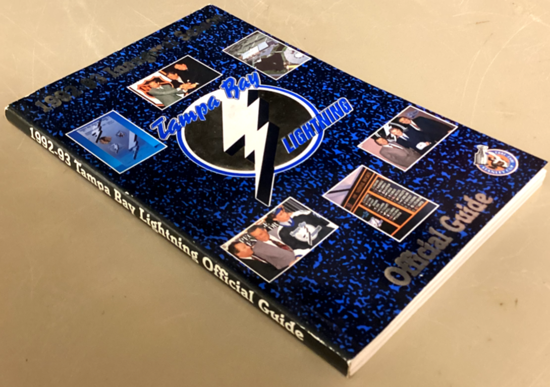 TAMPA BAY LIGHTNING - Inaugural Season Program & Banner Bundle - AUTHENTIC