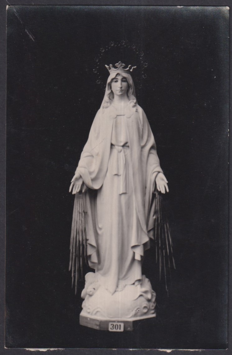 Holy card antique postale de la Virgin Milagrosa santino image pieuse estampa
