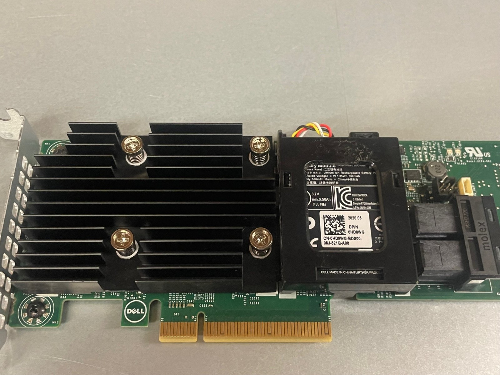 0XYHWN 0J14 DCDell PERC H730P PCIe 3.0 SAS 12GB RAID CONTROLLER XYHWN