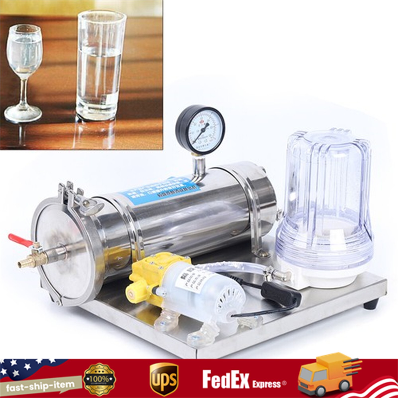Alcohol Wine Water Filter Mini Jet Distiller Moonshine Whiskey Still Strainer