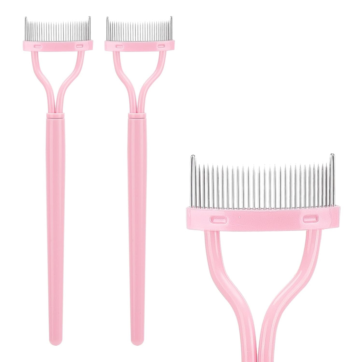 2 Pcs Eyelash Separator Tool Mascara Brushes Eyelash Comb Separator Definer Lash
