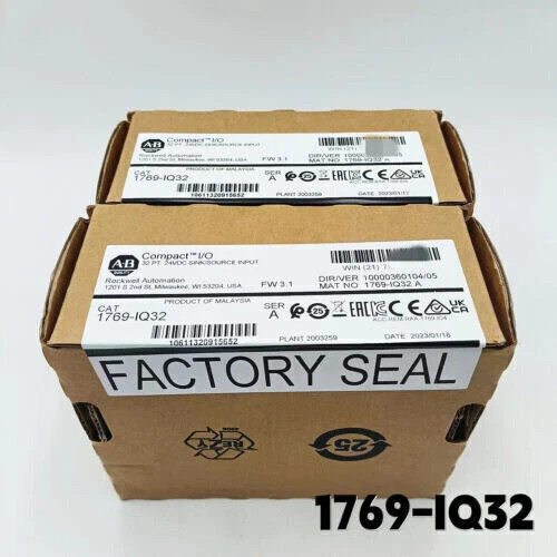 1PCS NEW Allen Bradley 1769-IQ32 SER A CompactLogix 24VDC Input Module Fast Ship