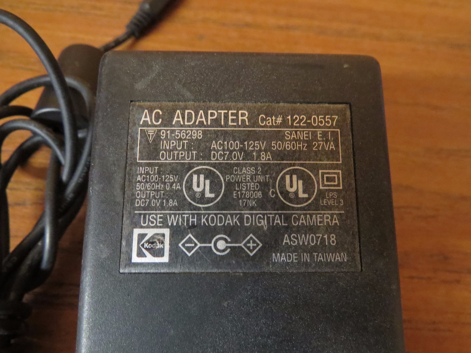 + AC Adapter ASW0718 for Kodak Digital Camera