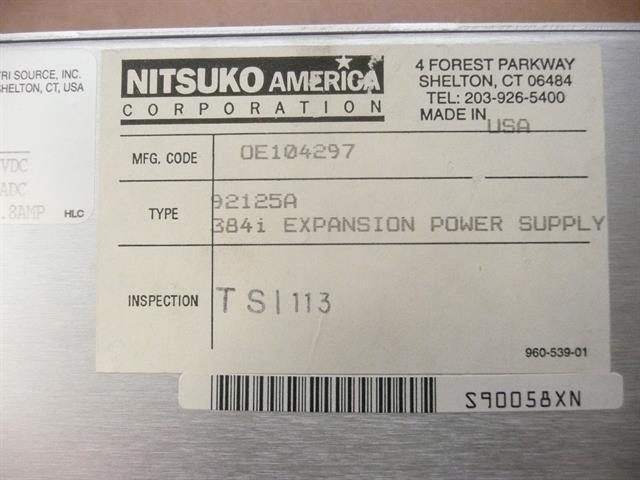 NEC - Nitsuko - Tie 92125A Power Supply