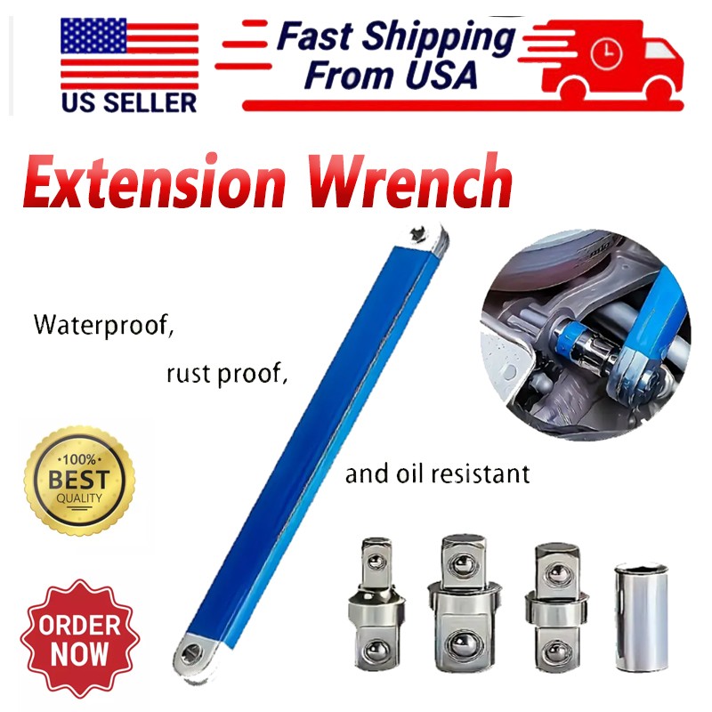2-in-1 New Multifunctional 360-degree Disassembly Ratchet Extension Wrench