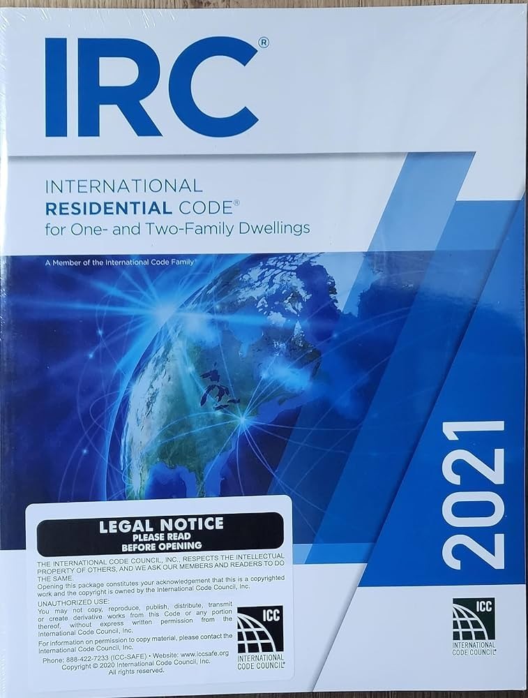 IRC 2021 RESIDENTIAL CODE WITH TABS (official)- USA SHIPPING