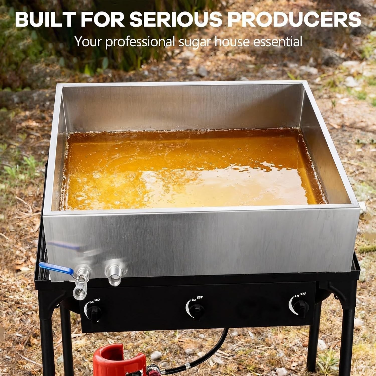 Maple Syrup Evaporator Pan with Dual Interface Steam Table Pan,304 Stainless ...
