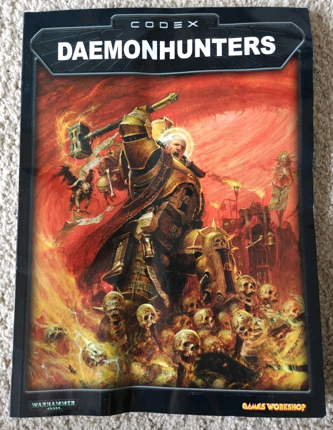 WARHAMMER 40K DAEMONHUNTERS CODEX ARMY BOOK GAMES WORKSHOP BOOKS RULEBOOK