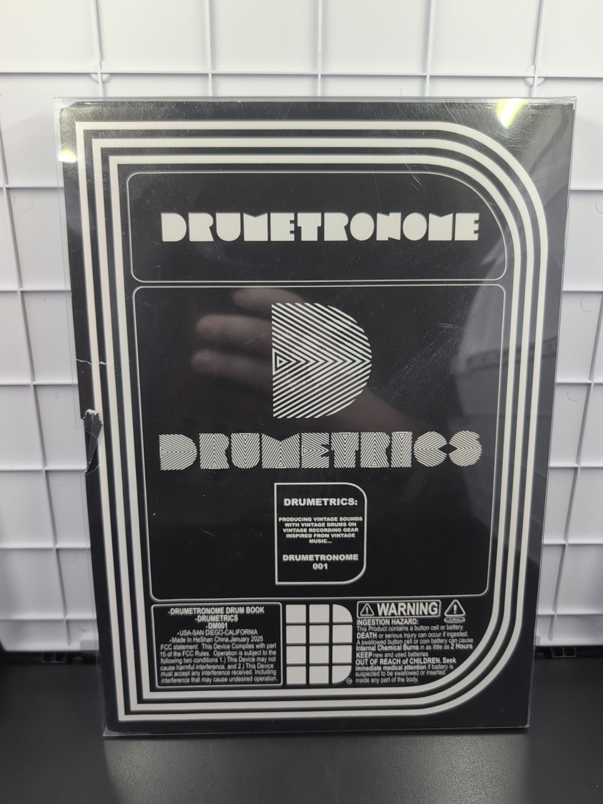 DRUMETRONOME ANALOG TABLET. Drumetrics. Very limited Edition Collectible New
