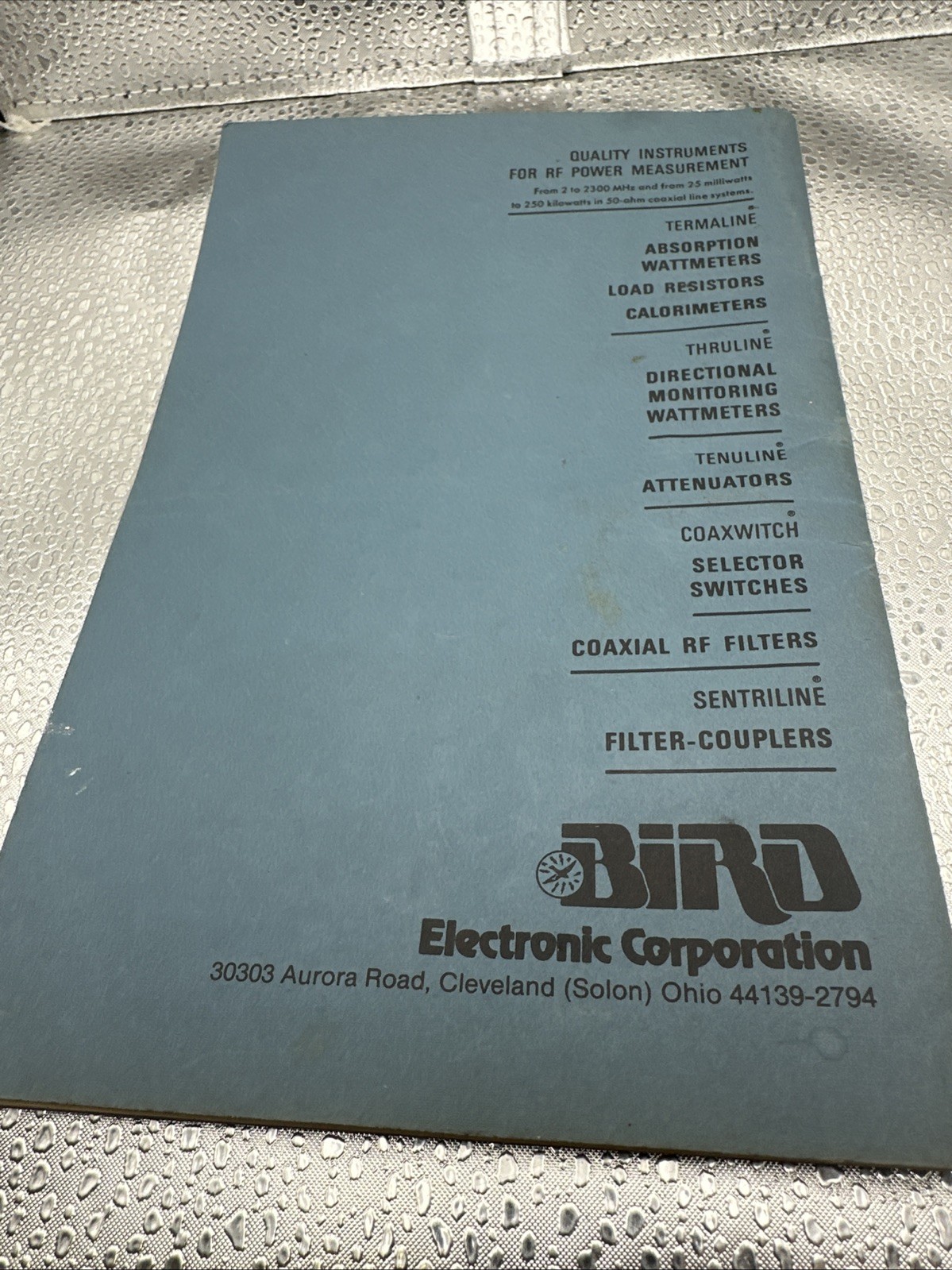 Bird Model 43 Instruction Book