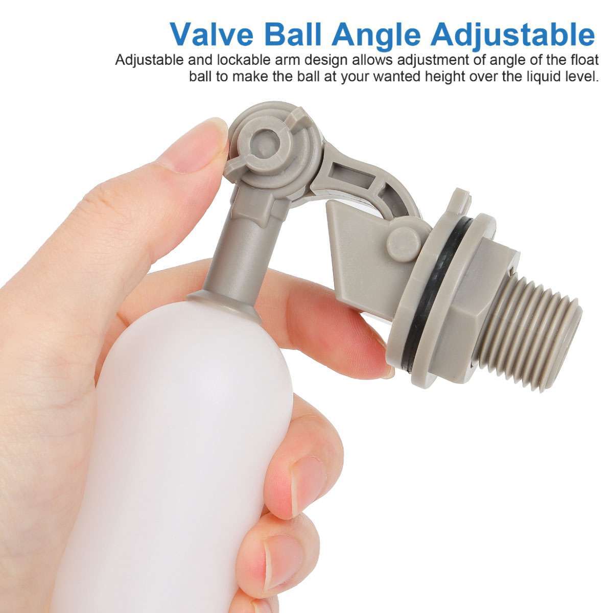 4x Water Float 1/2" Automatic Shut Off Valve Quick Connctor Tank Overfill Stop