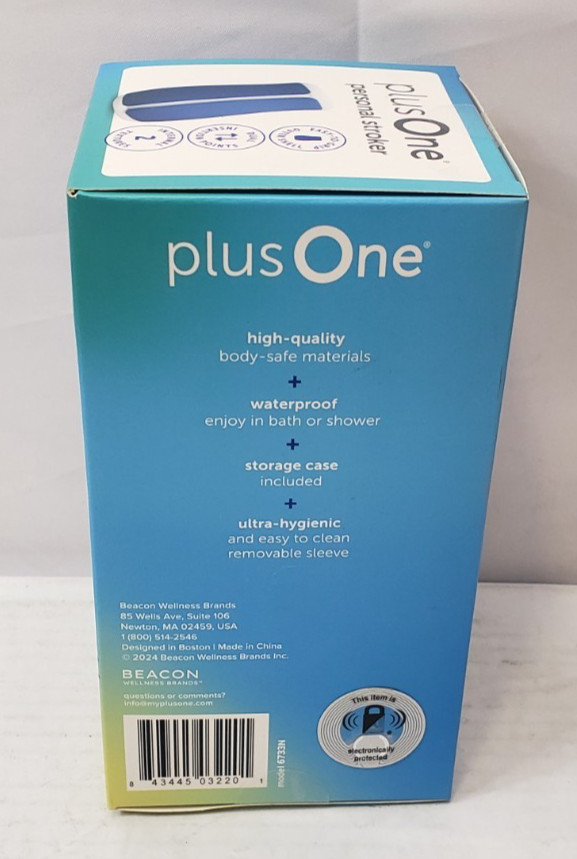 plusOne Personal Stroker Blue *New, Sealed