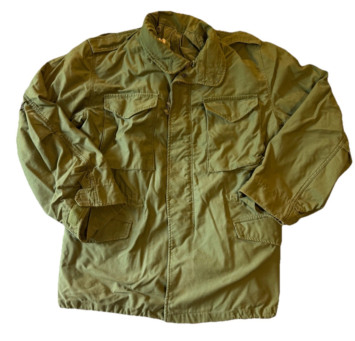 Vintage 70s (1977) US Army Mens Medium Regular OG-107 M-65 Field Jacket