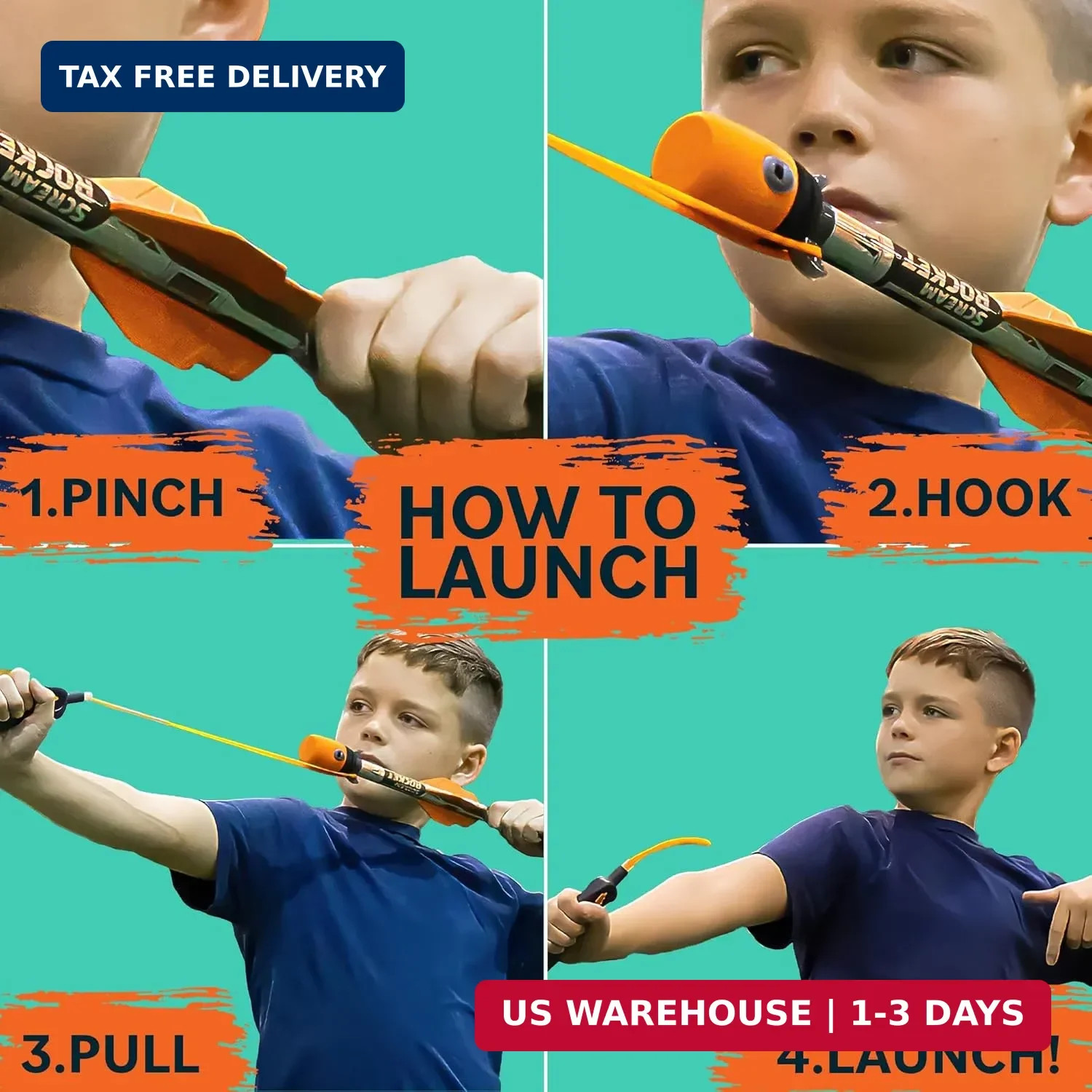 Toy Rocket Launcher for Kids: Best Easter Gifts for Boys & Girls All Ages 8 & Up