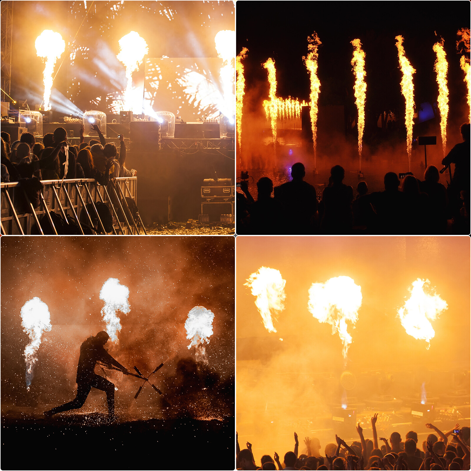 2pcs DMX Fire Thrower Projector Flame Effect Machine DJ Stage Disco Show 200W