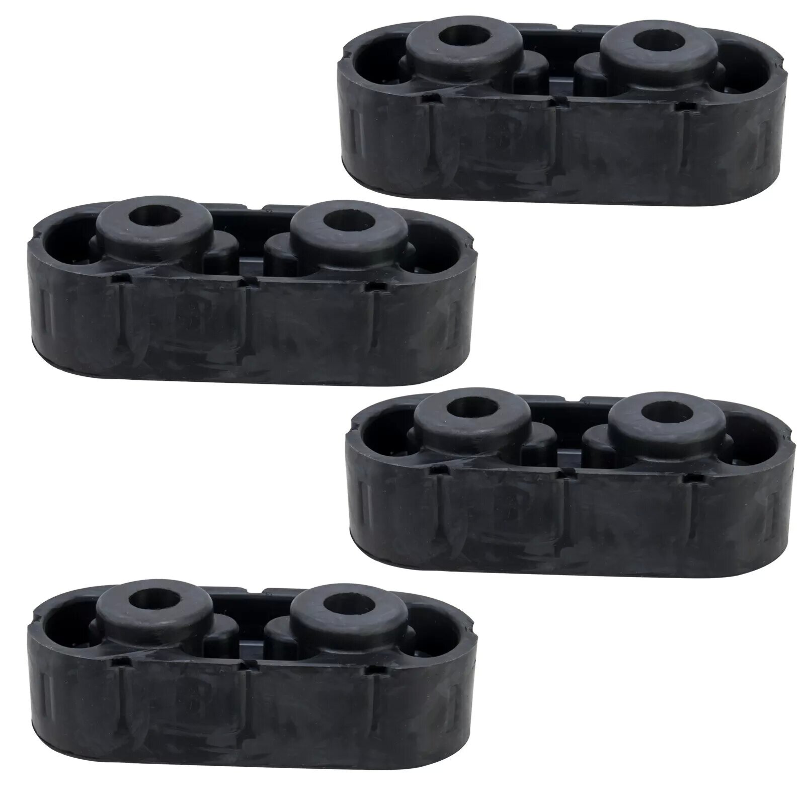 4x For 99-17 GM Chevy Silverado 1500 Exhaust Hanger Insulator Mount Holder Pipe