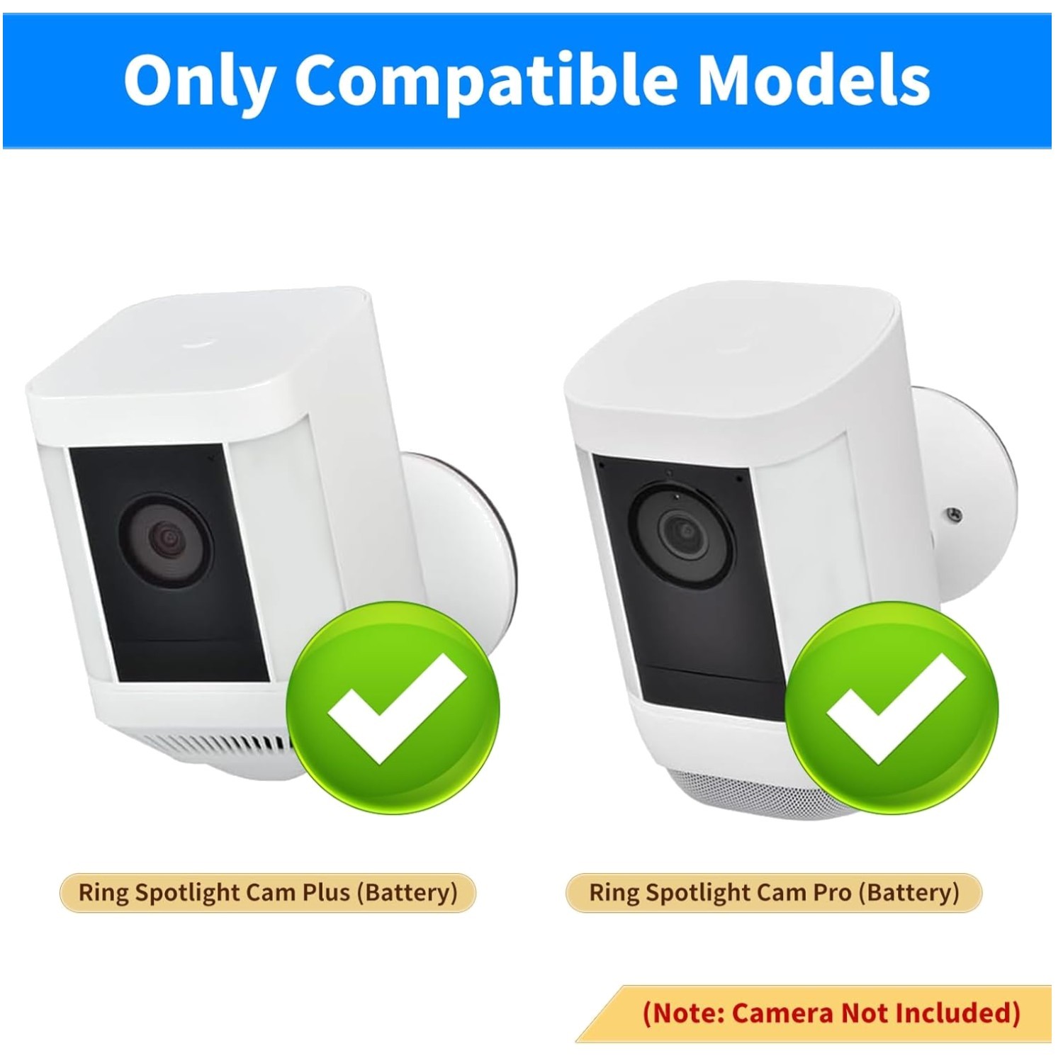Adjustable Wall Mount for Spotlight Cam Plus/Pro - 2 Pack