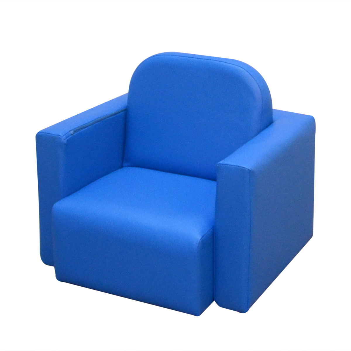 2-in-1 Kids Sofa, Convertible Table and Chair Set, Blue