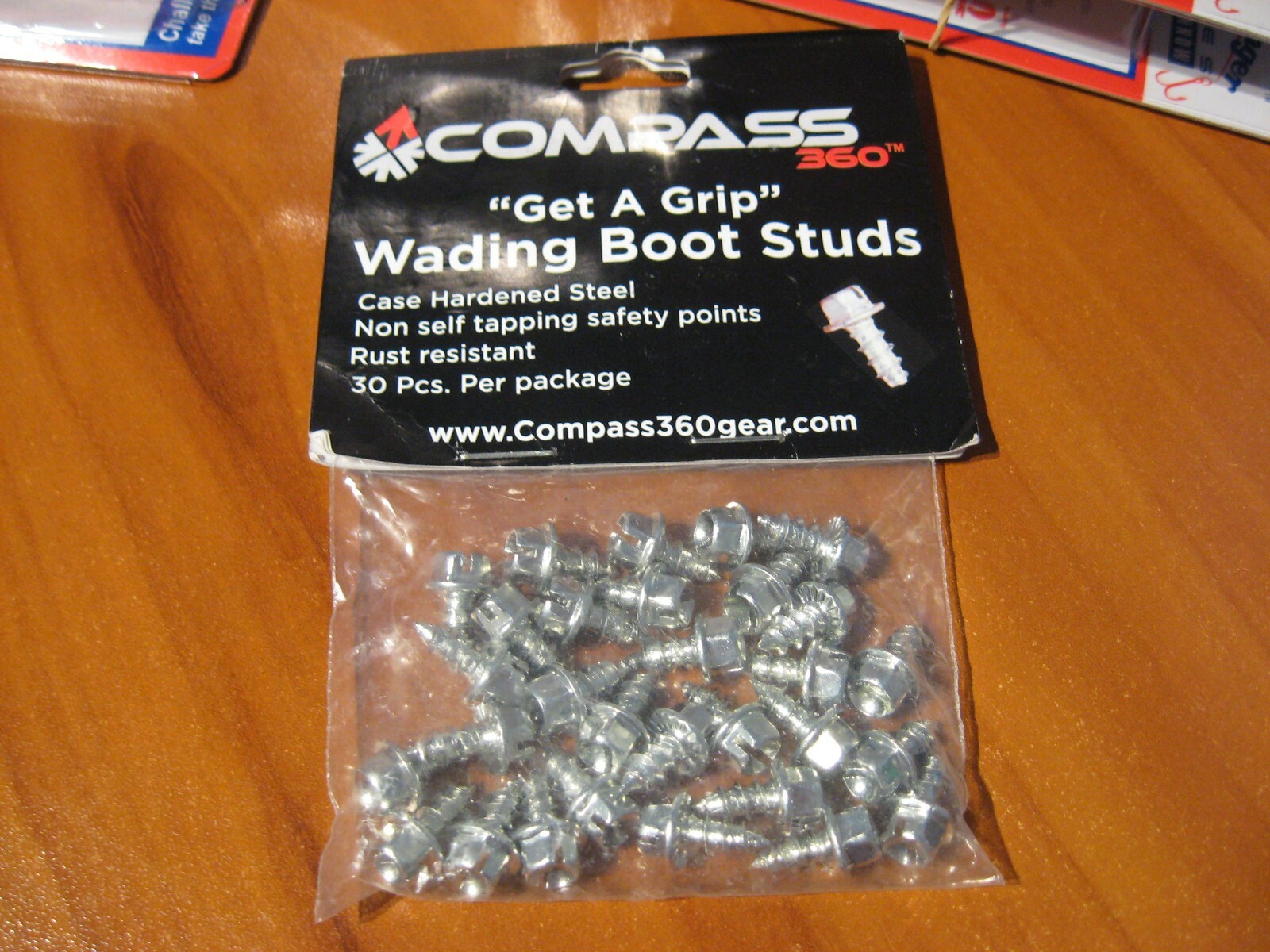 30 Compass 360 Wading Boot Studs Traction Spike Cleats NON Self Tapping Points