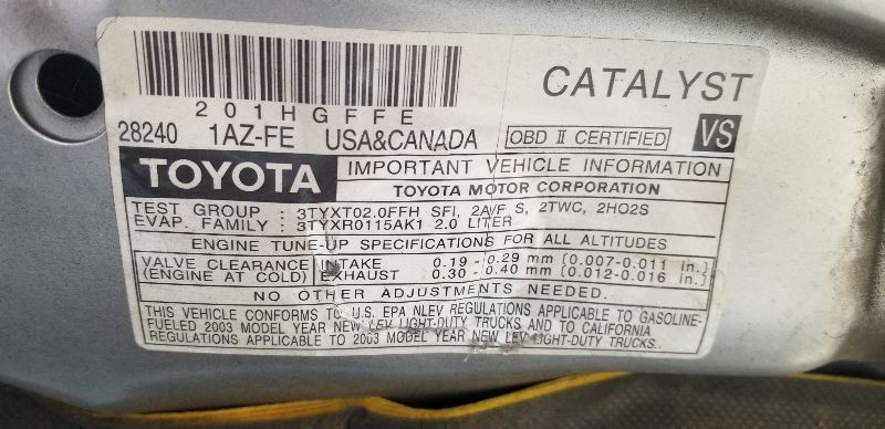 01-03 TOYOTA RAV 4 CRUISE CONTROL MODULE ECM ASSEMBLY