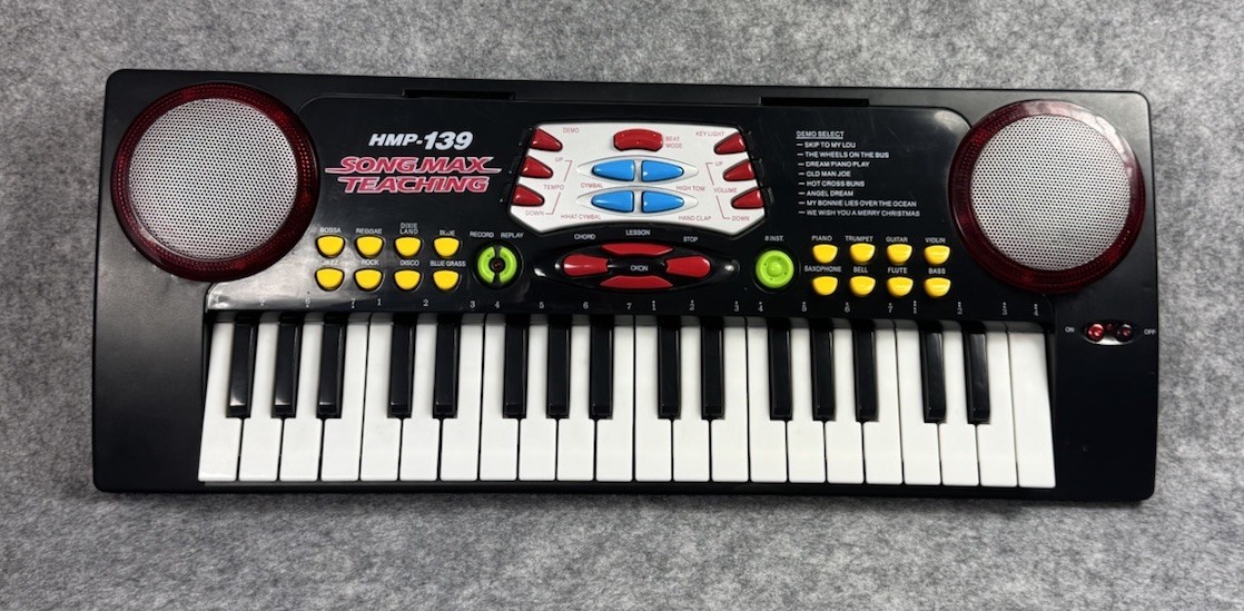 SongMax Electronic Keyboard Teaching Learning Piano (HMP-139) Tested And Working