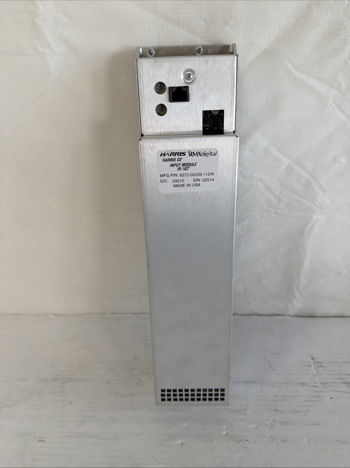 Harris RMXDIGITAL D2 Input Module 99-1407 MFG P/N 9372-00539-119/1