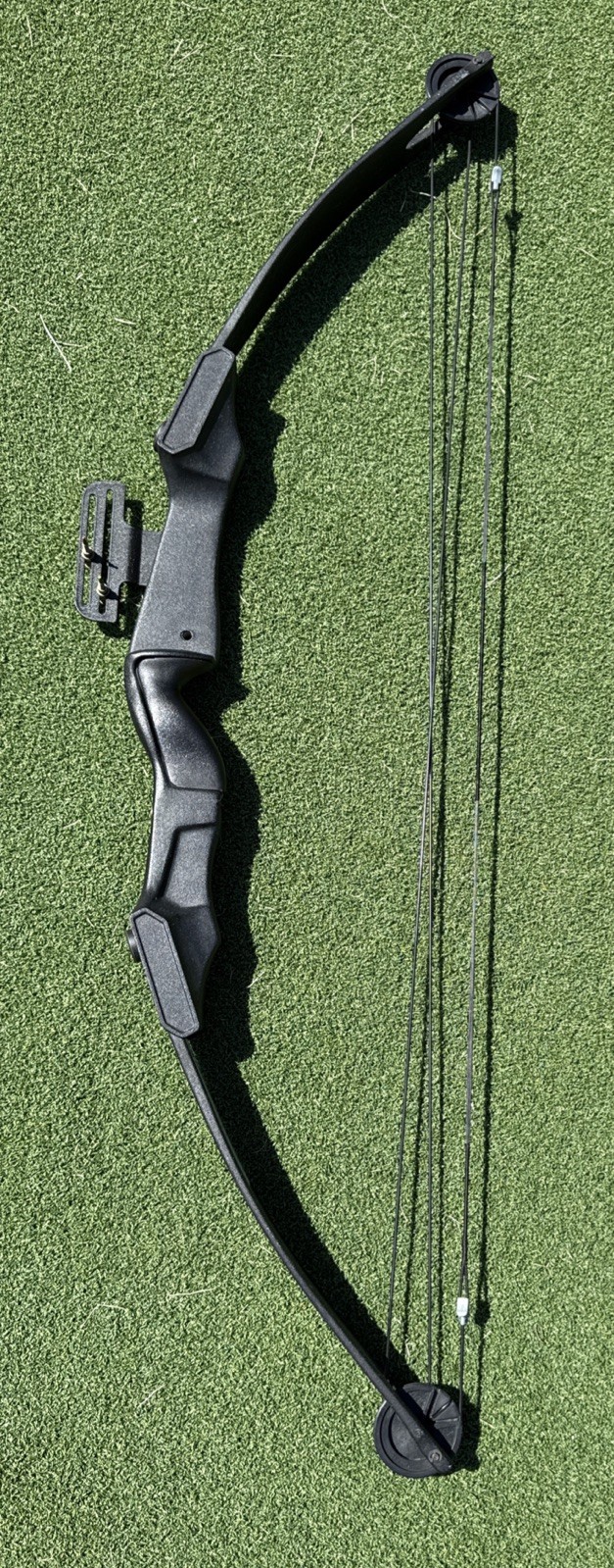 Bear Grizzly Bear Vintage Compound Bow  55 Lbs Right Hand Black Aluminum Archery
