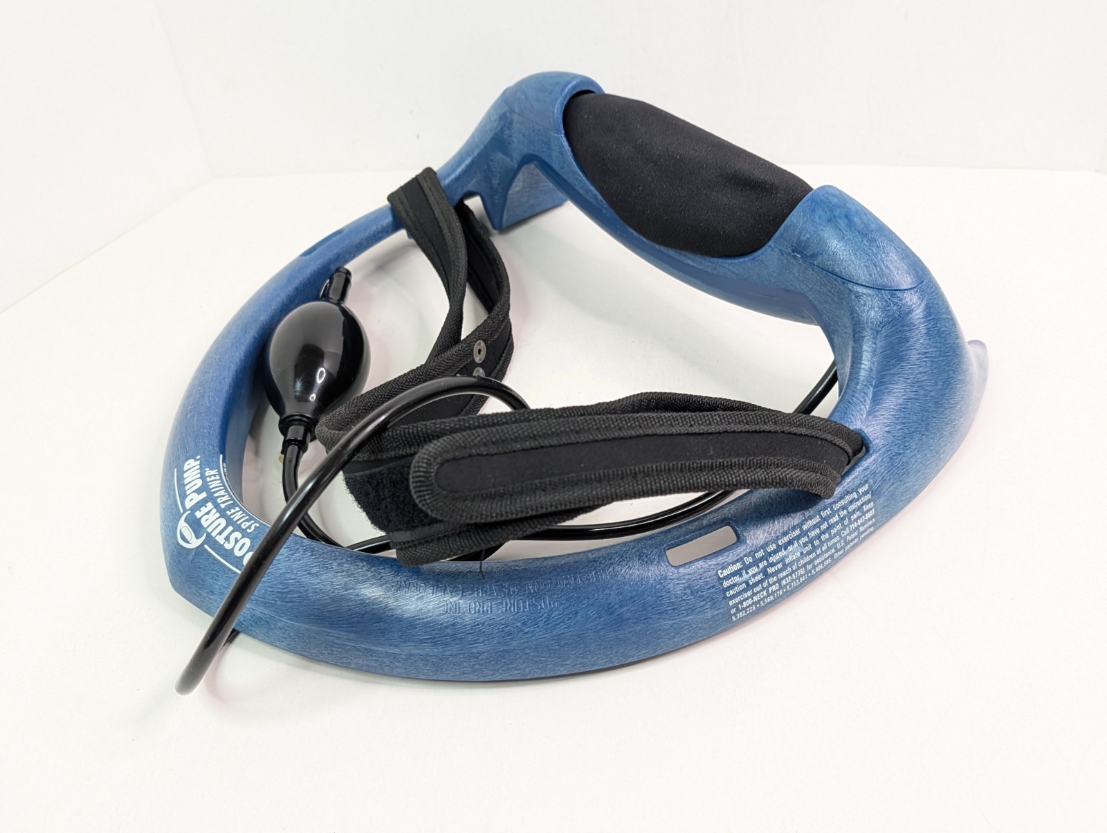 Posture Pump Neck Exerciser Professional Model with Head & Chin Strap