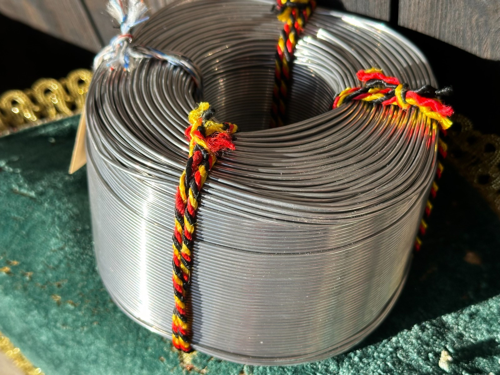 4,5 kg Siemens Klangfilm 1.5mm solder West german 195o vintage solder audio
