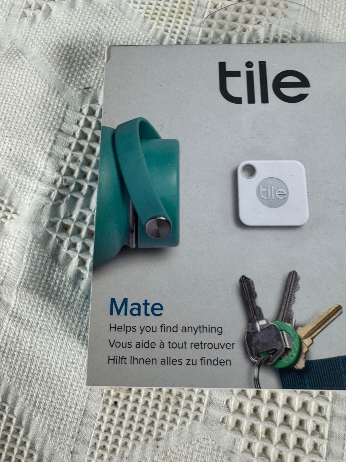 Tile Mate Bluetooth Tracker with Replaceable Battery 150ft Range T5001