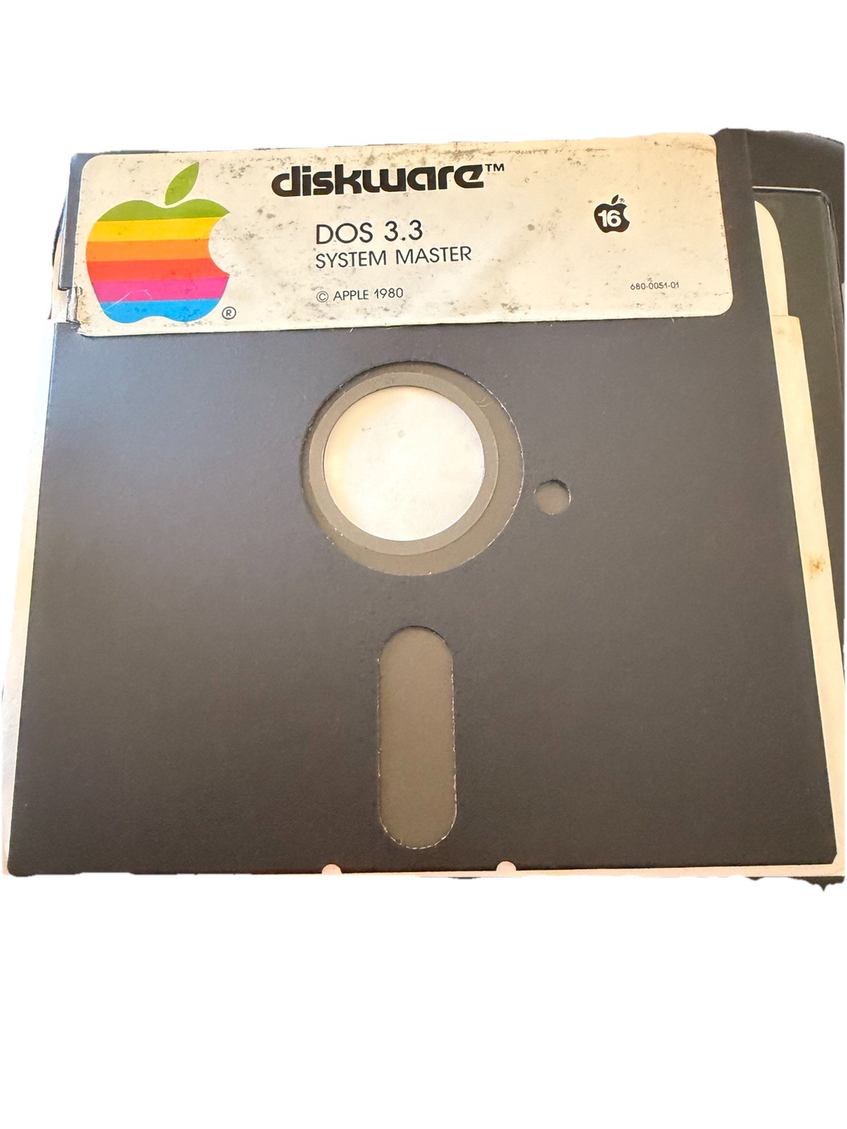 Vintage Apple DOS 3.3 Diskware Set – System Master + BASICs – w/ Sleeves