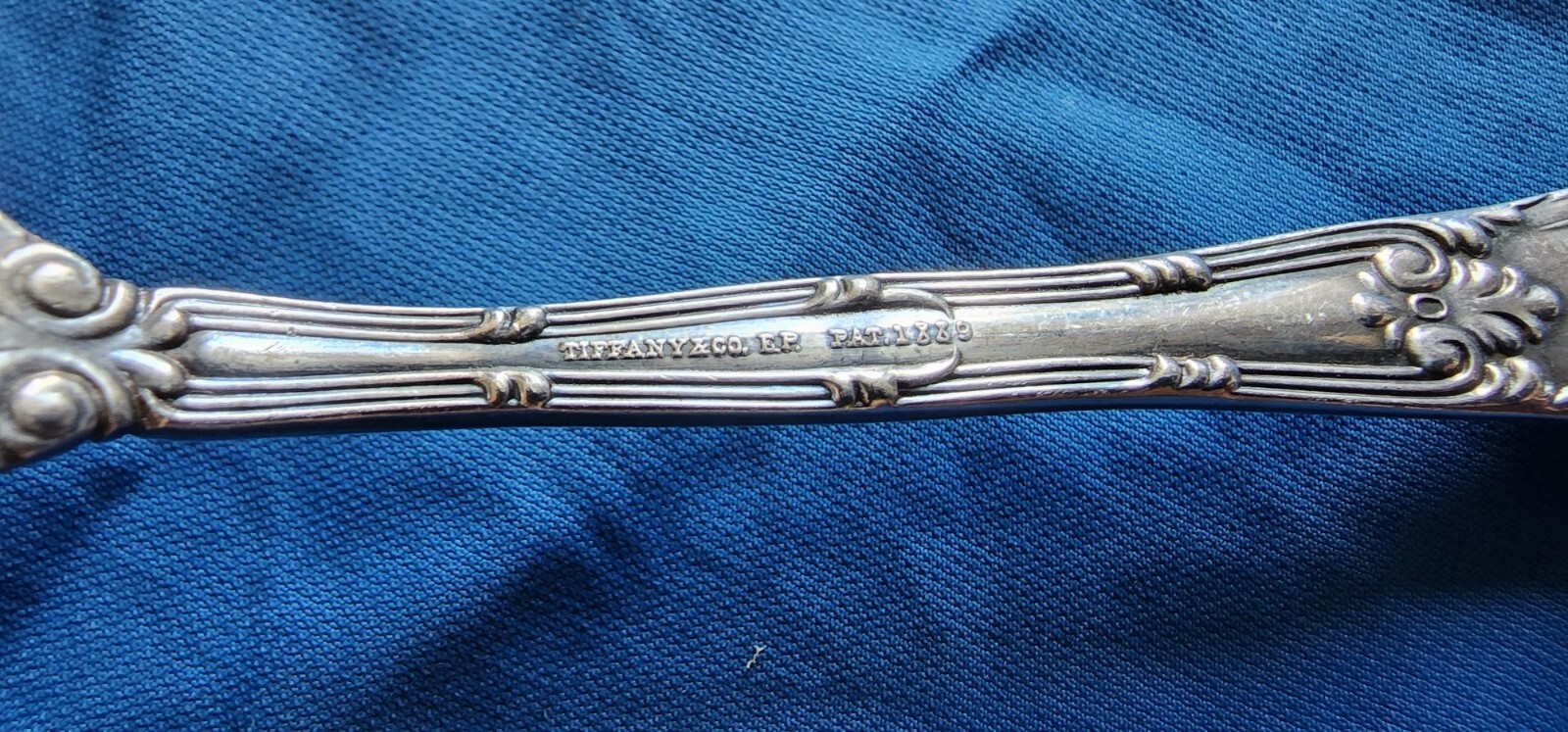 Tiffany and Co. E.P. Teaspoon Engraved - 6"