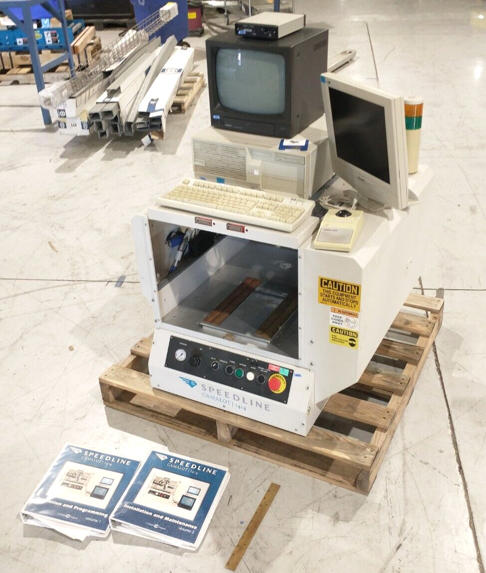 Speedline CAMALOT 1414 Liquid Dispensing System w/ Controller & Displays