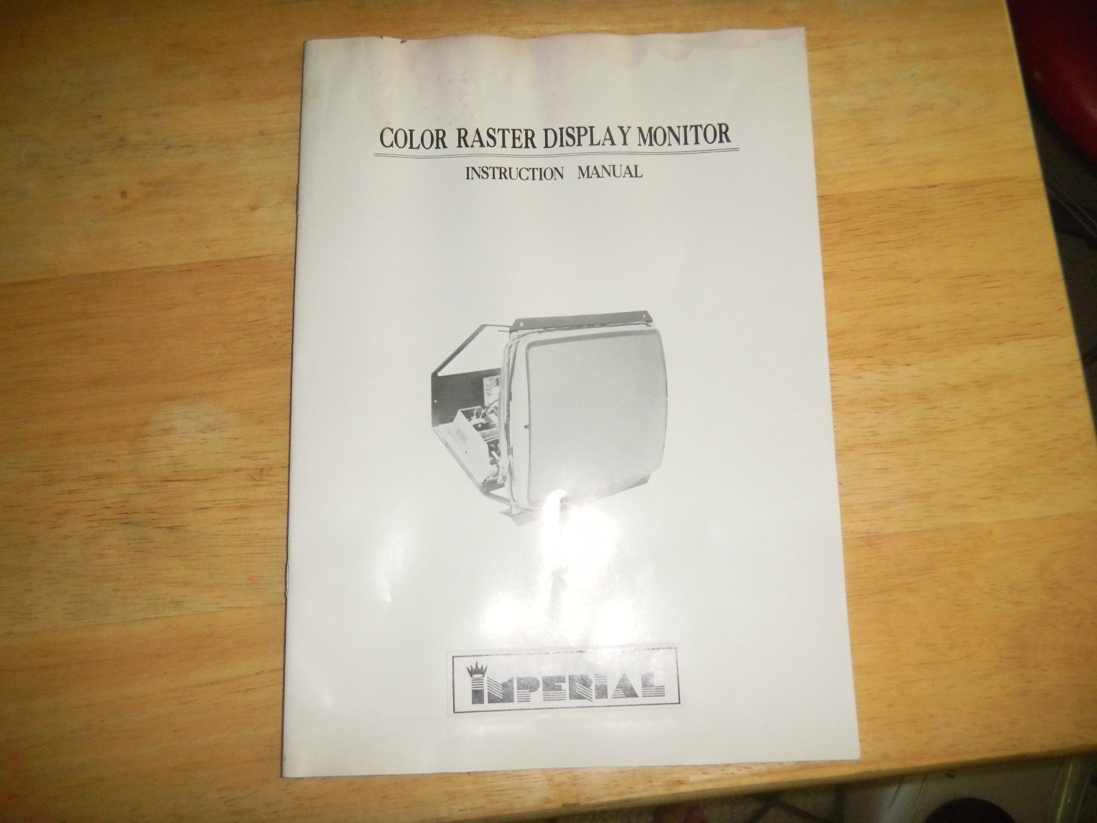 IMPERIAL   ARCADE video GAME MONITOR MANUAL