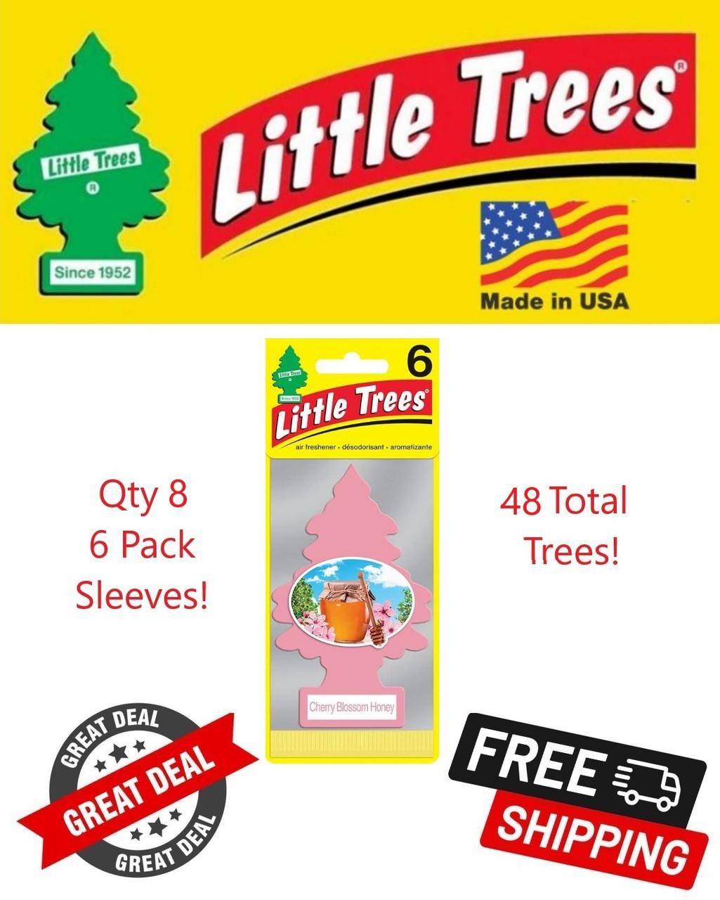 Little Trees 60433 Jasmin Scented Hanging Air Freshener for Car & Home 48 Pack!