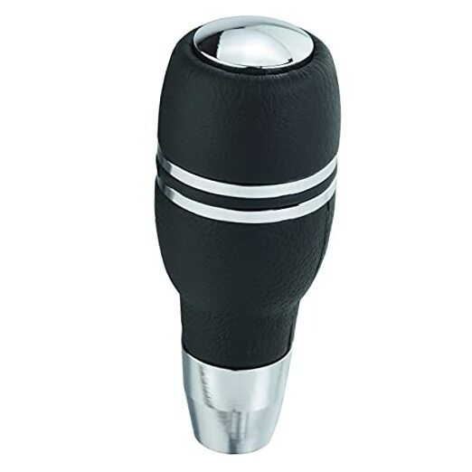 Aluminum Alloy Shifter Stick Knob Push Button Gear Shifter Head Handle black A