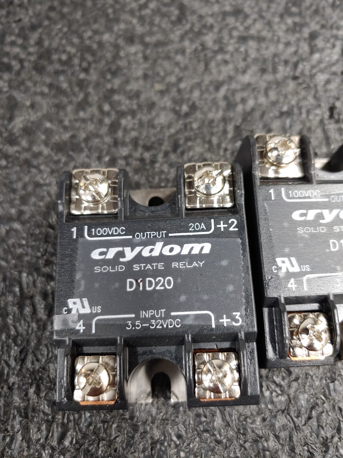 Lot of 2 CRYDOM D1D20 Solid State Relay
